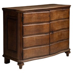 Oak Serpentine Chest, France, circa 1830