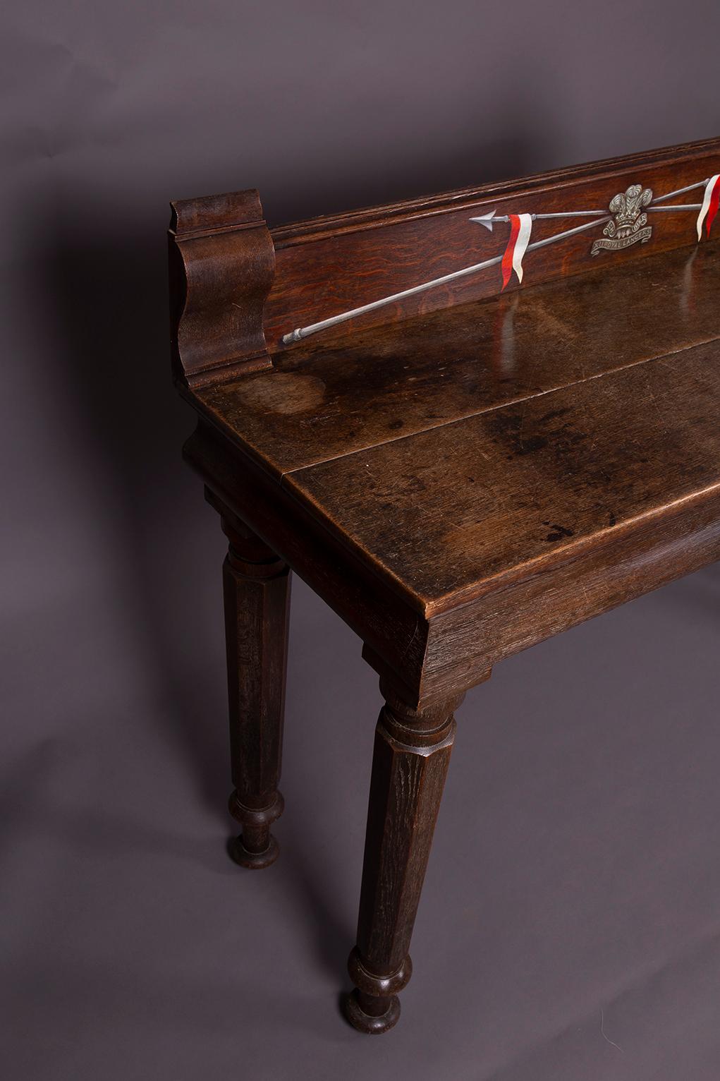 Serving Table Oak with 3 Drawers, circa 1850 In Good Condition In Stratford upon Avon, GB