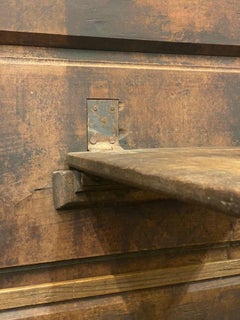 Oak Settle with Fold Down Table, Italy, 18th Century