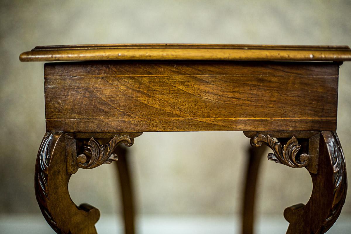 Oak Sewing Table, circa 1900 4