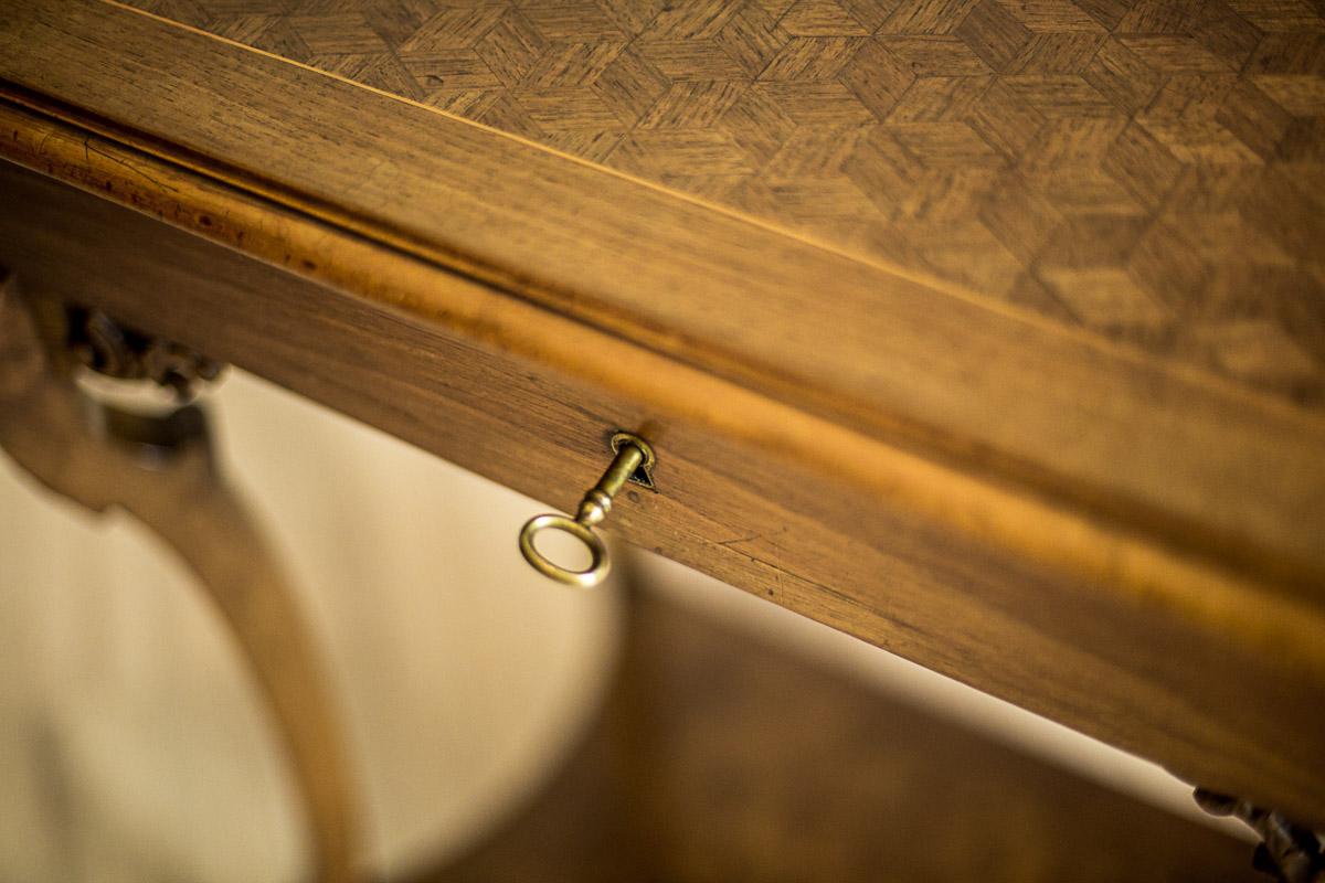 Oak Sewing Table, circa 1900 2