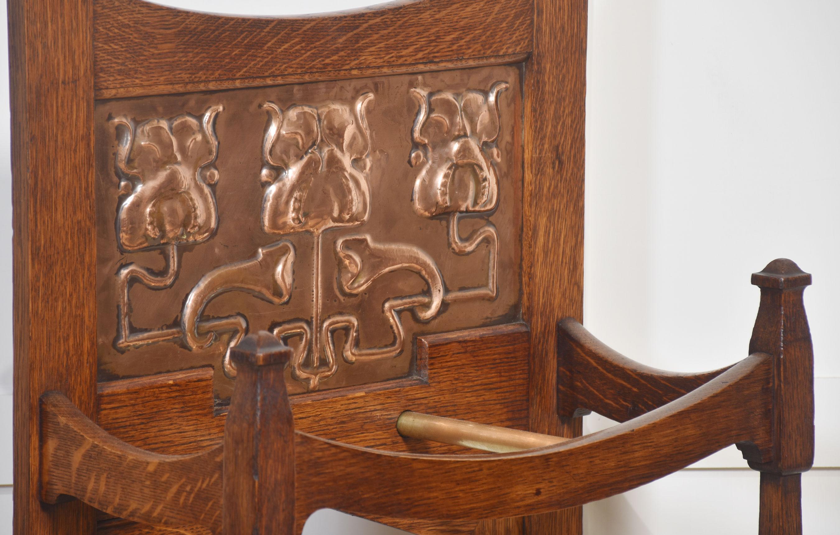 Porte-parapluies en Oak Shapland & Petter en vente 1
