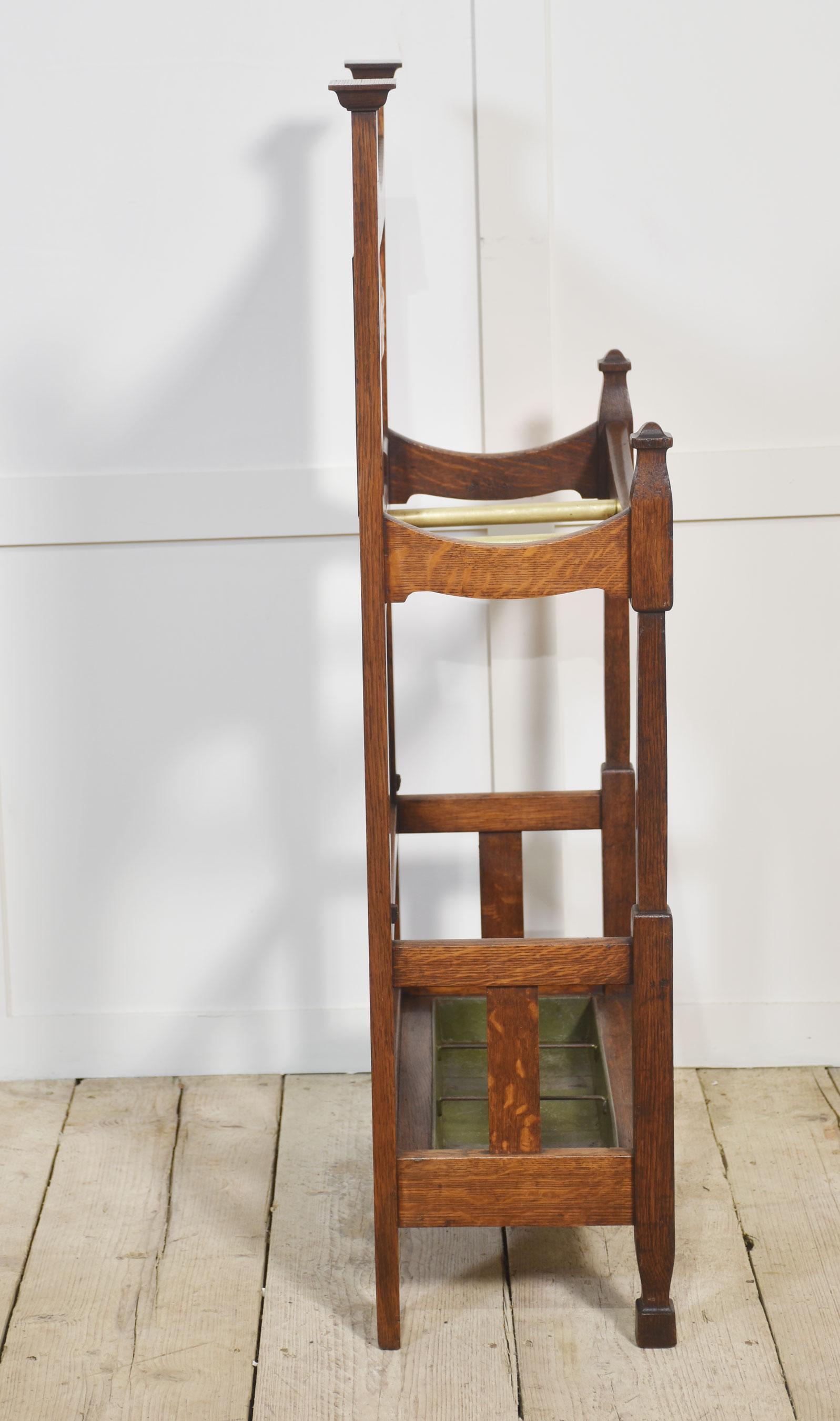 Porte-parapluies en Oak Shapland & Petter en vente 3