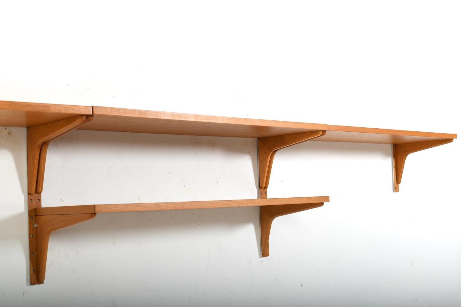 Estantería de roble de HG Furniture Dinamarca Años 60 en venta 1