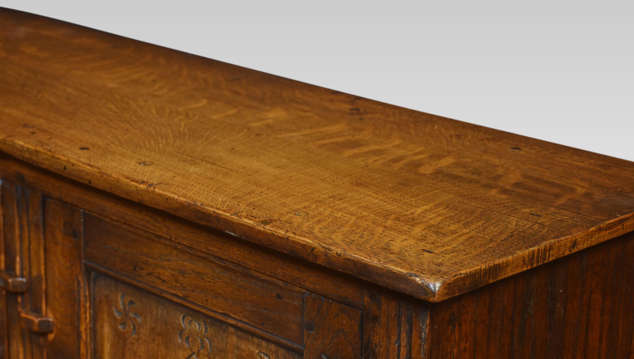 20th Century Oak Side Cabinet For Sale