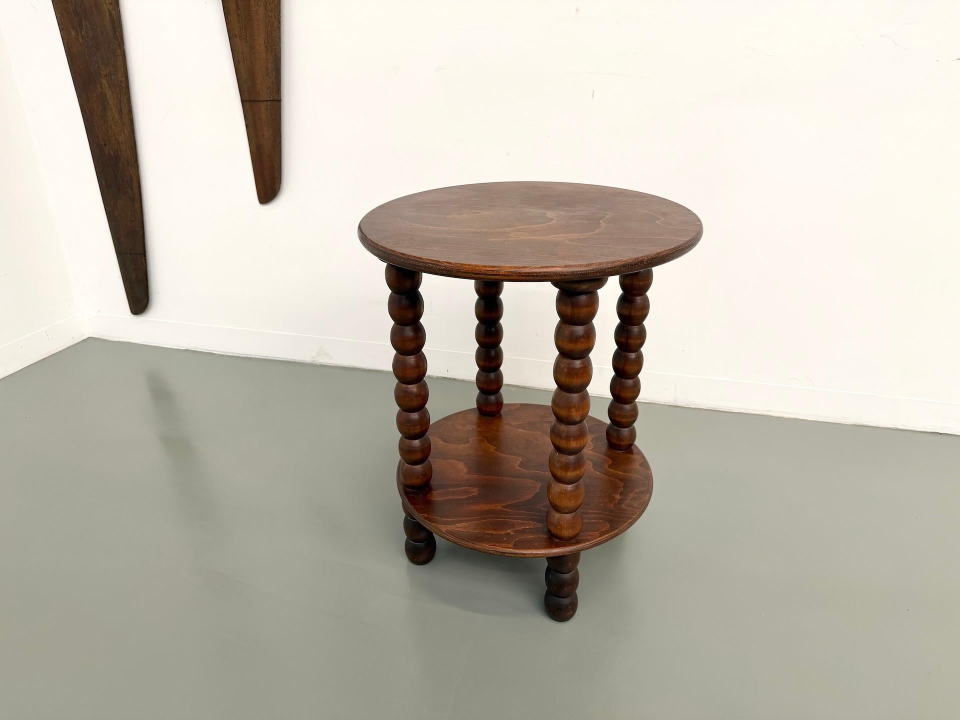Tavolino in Oak attribuito a Charles Dudouyt, 1940 circa. in vendita 5