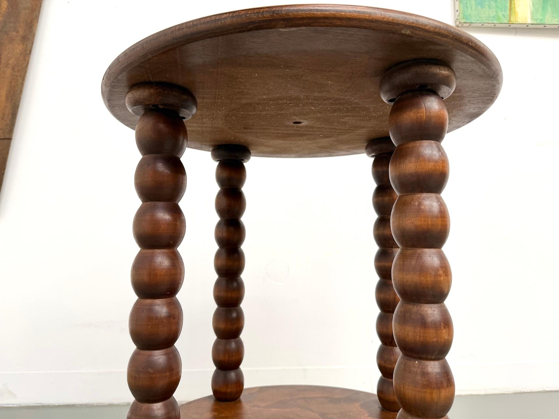 Tavolino in Oak attribuito a Charles Dudouyt, 1940 circa. in vendita 9