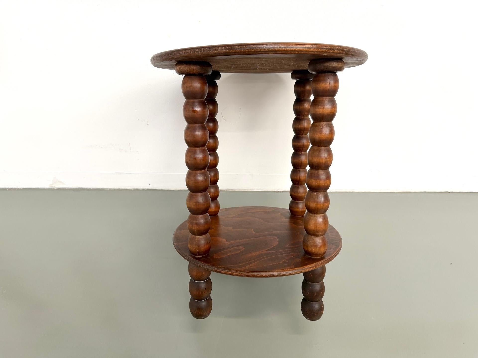 Tavolino in Oak attribuito a Charles Dudouyt, 1940 circa. in vendita 11