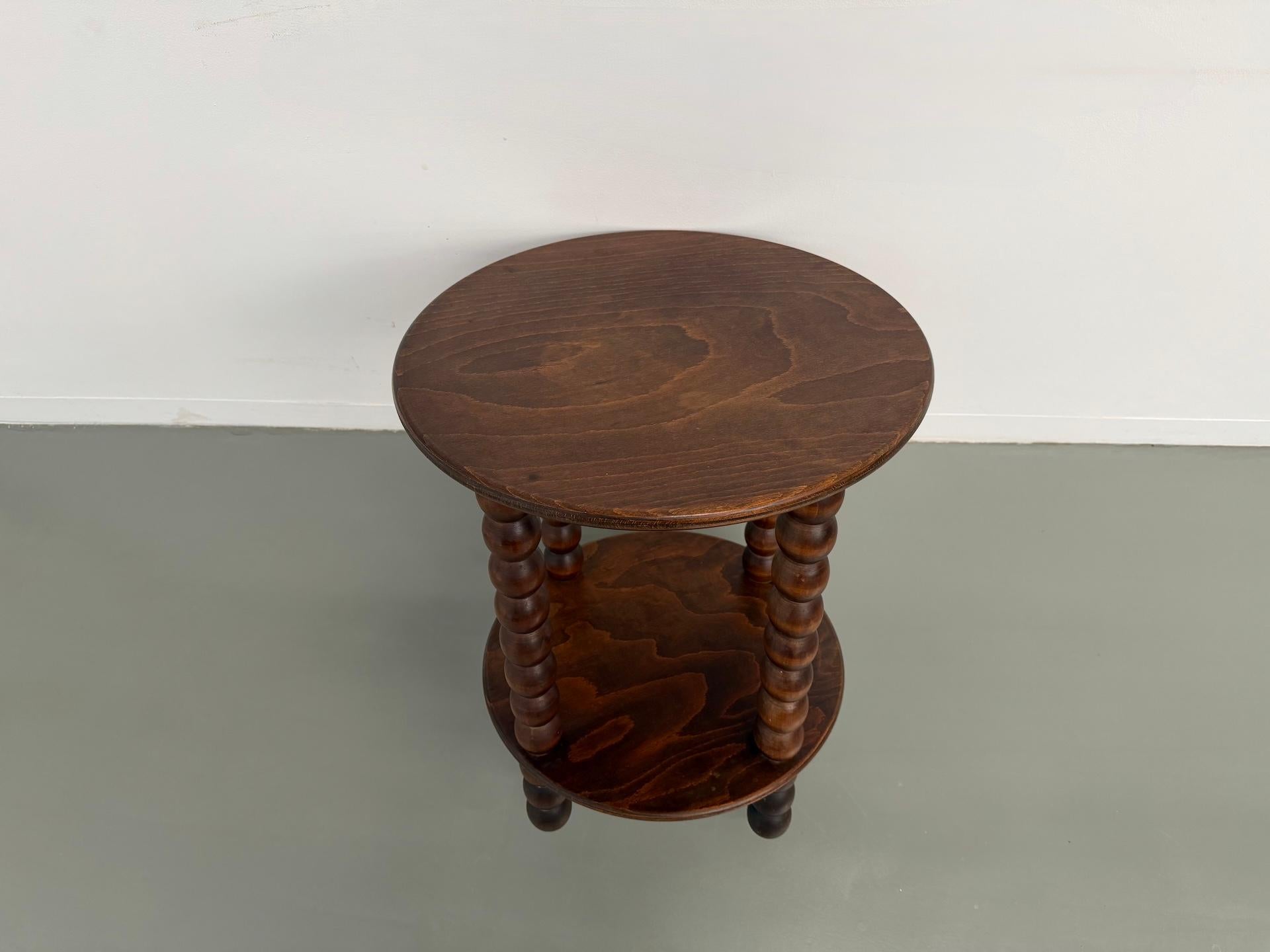 Tavolino in Oak attribuito a Charles Dudouyt, 1940 circa. in vendita 13