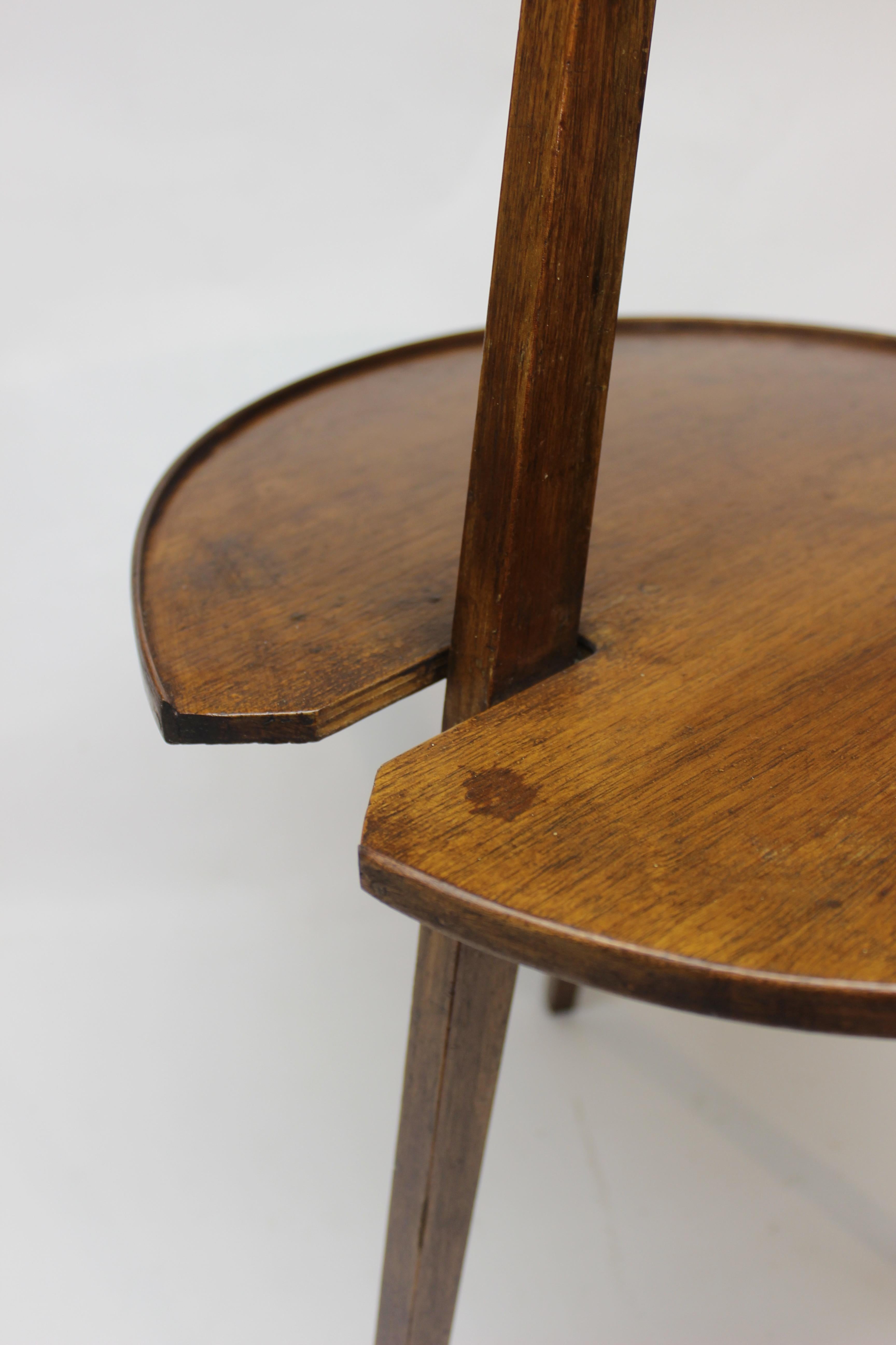 Oak Side Table by Franco Albini For Sale 2