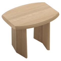 Peana Side Table, Night Stand, Stool in Oak Natural Wood by Joel Escalona