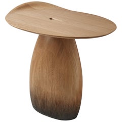 Beistelltisch aus Eichenholz, „Table Ellipse“ des Designers Hoon Moreau