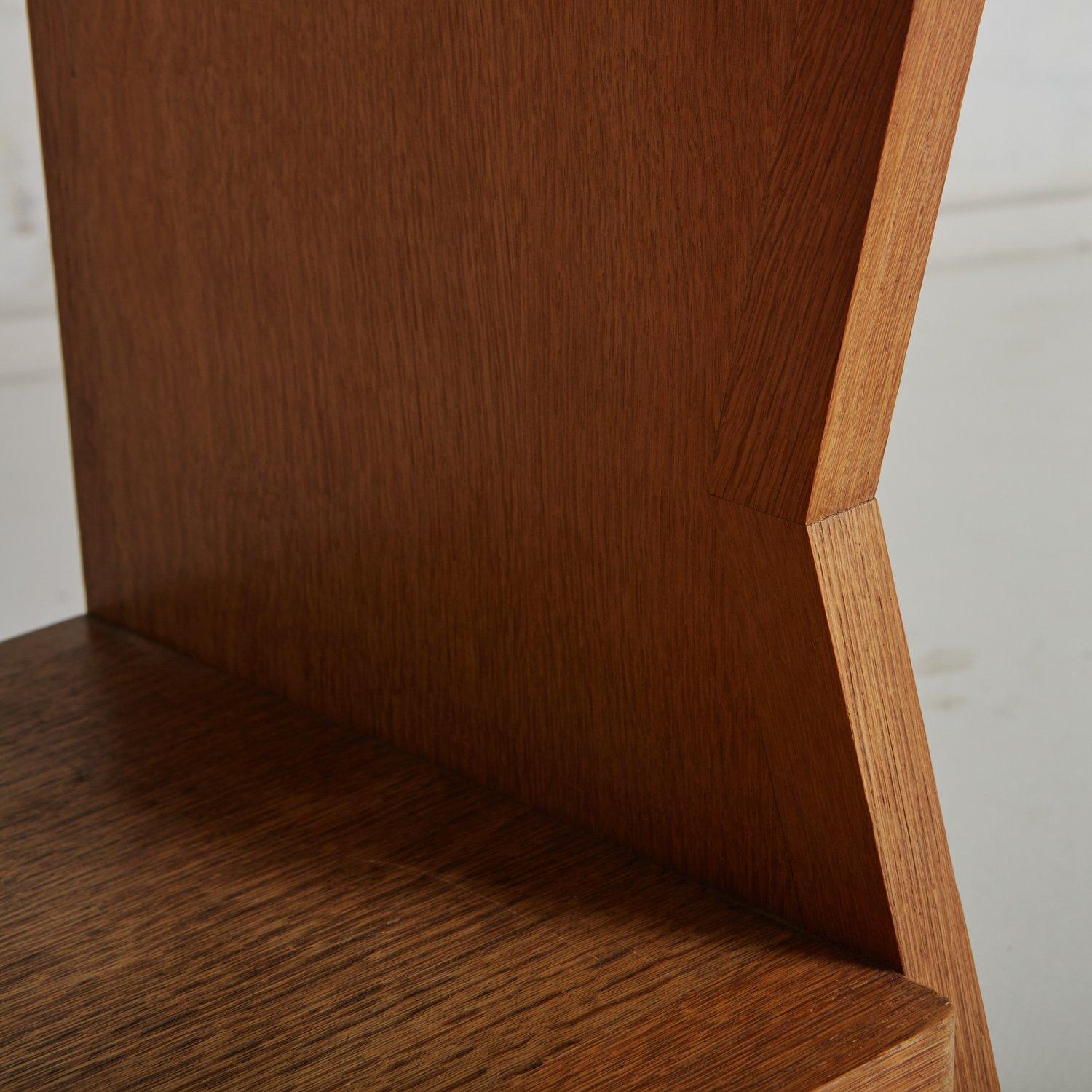 Oak Side Table with Drawer by Guillerme et Chambron, France, 1960s 3