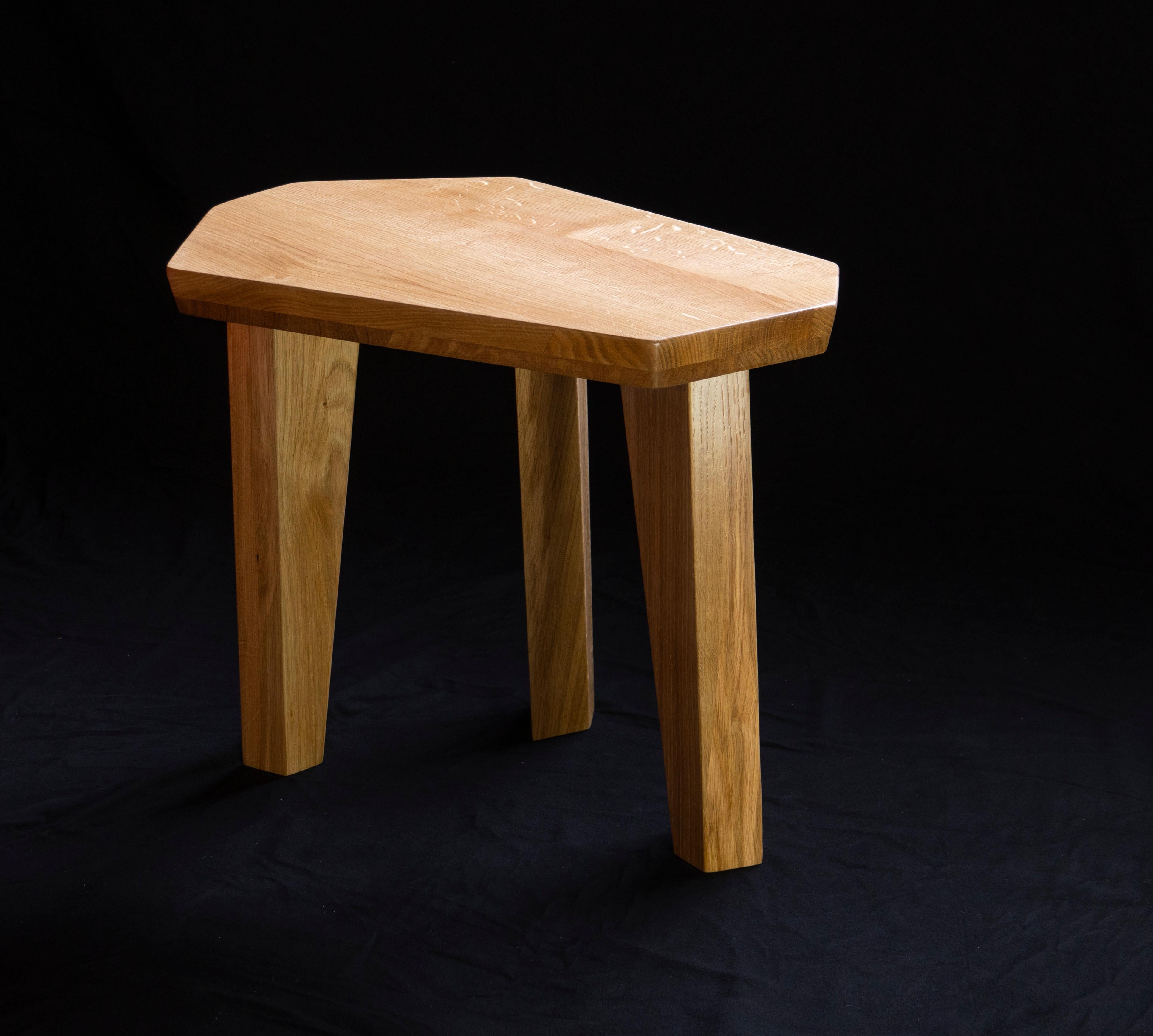 Oak Side Tables by Jacques Jarrige 