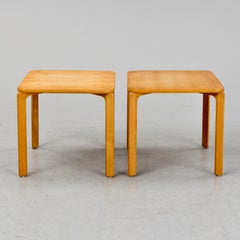 Oak Side Tables by Karl Andersson & Sõner, Scandinavian Midcentury