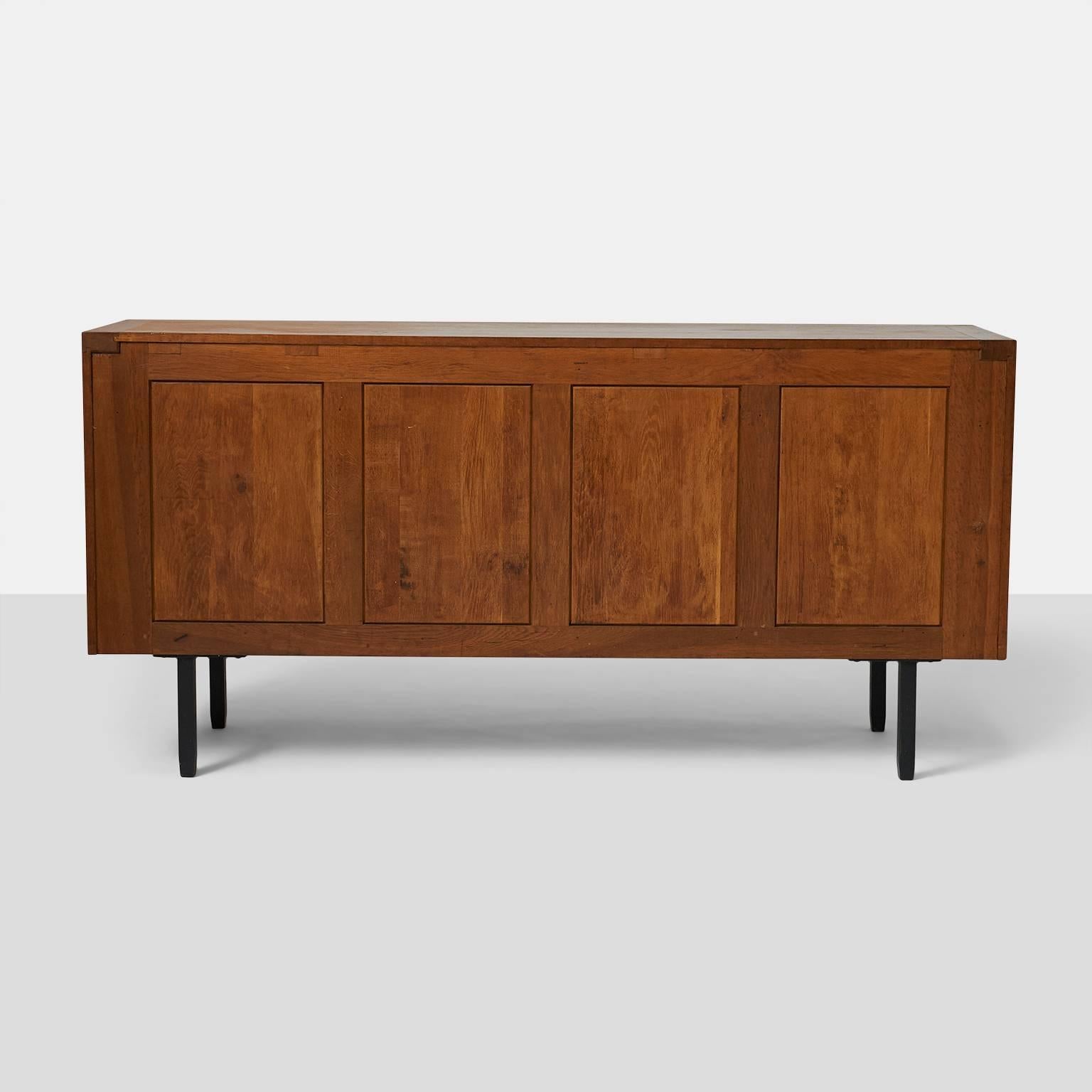 Mid-20th Century Oak Sideboard by Jean Touret