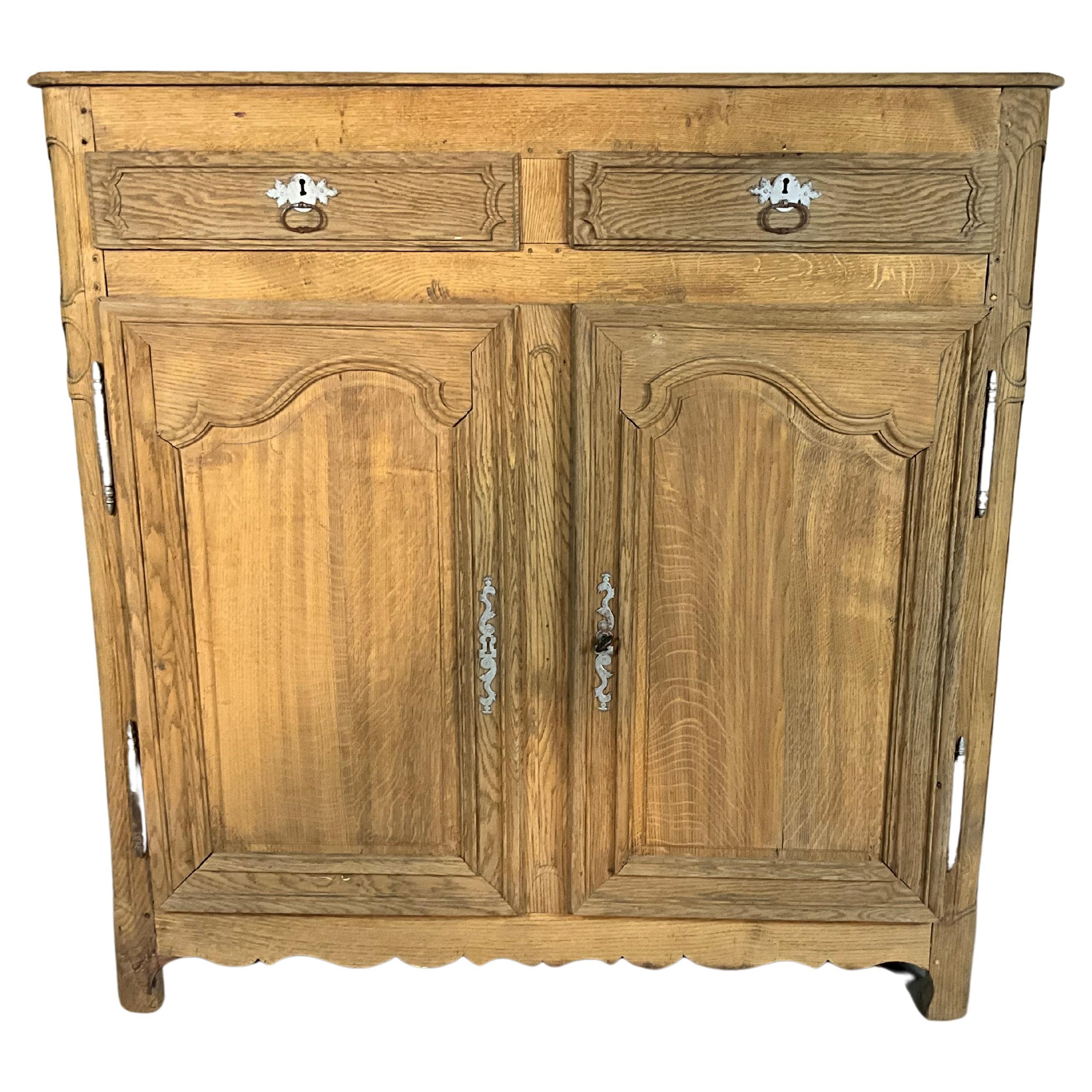 Oak Sideboard Country Style Early 19th  For Sale