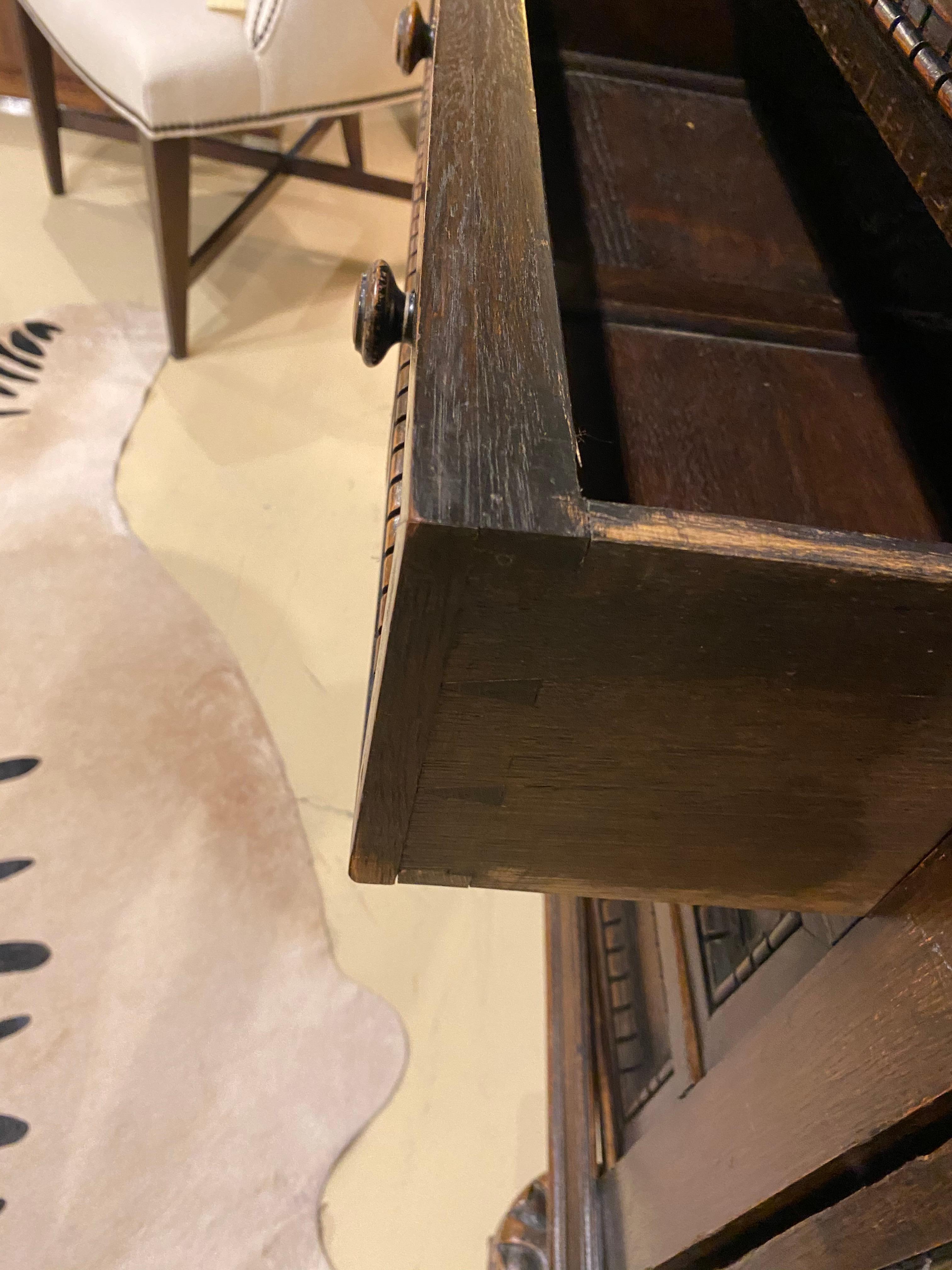 Oak Sideboard Late 19th Century English In Good Condition For Sale In Toronto, CA