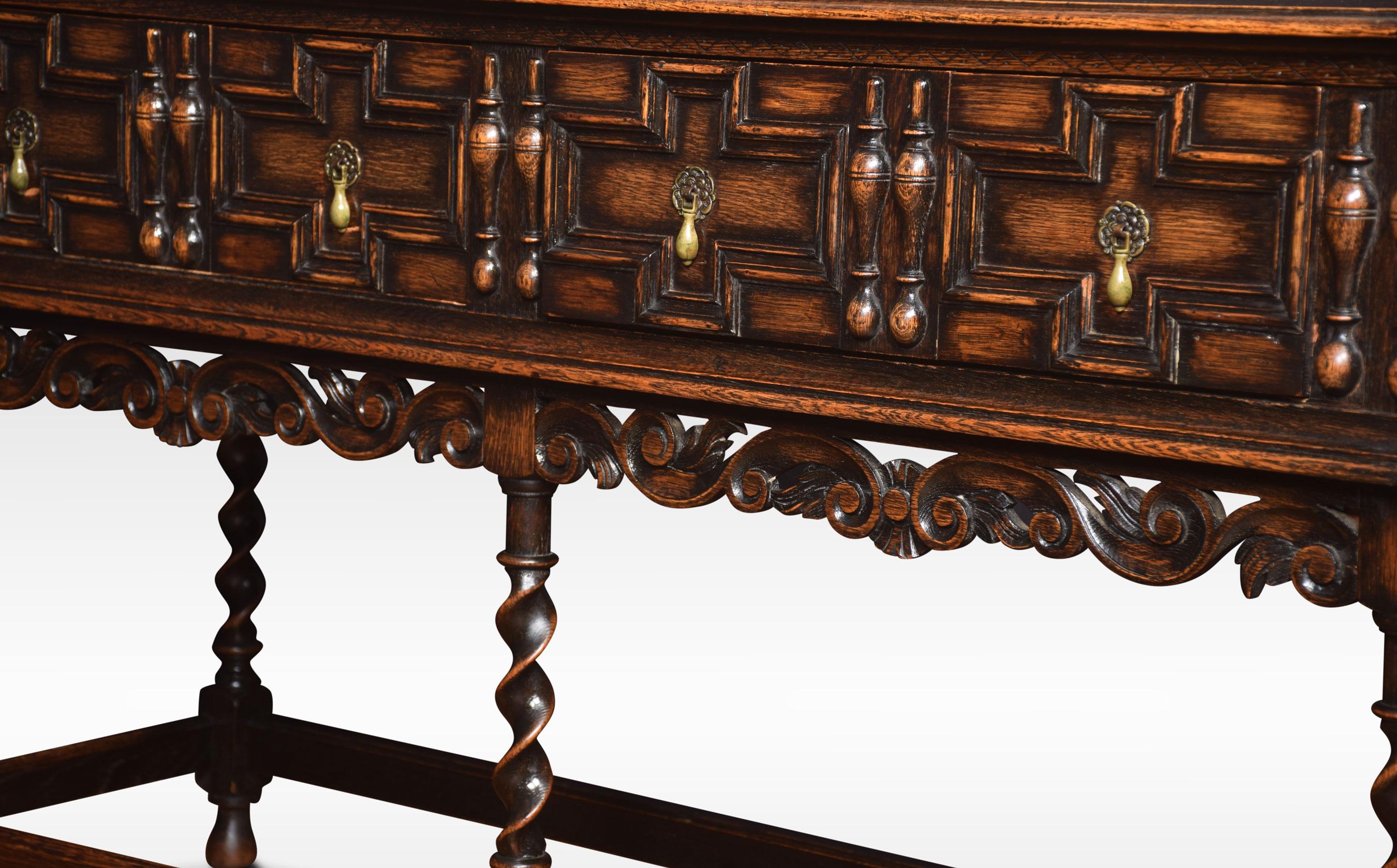 antique jacobean sideboard