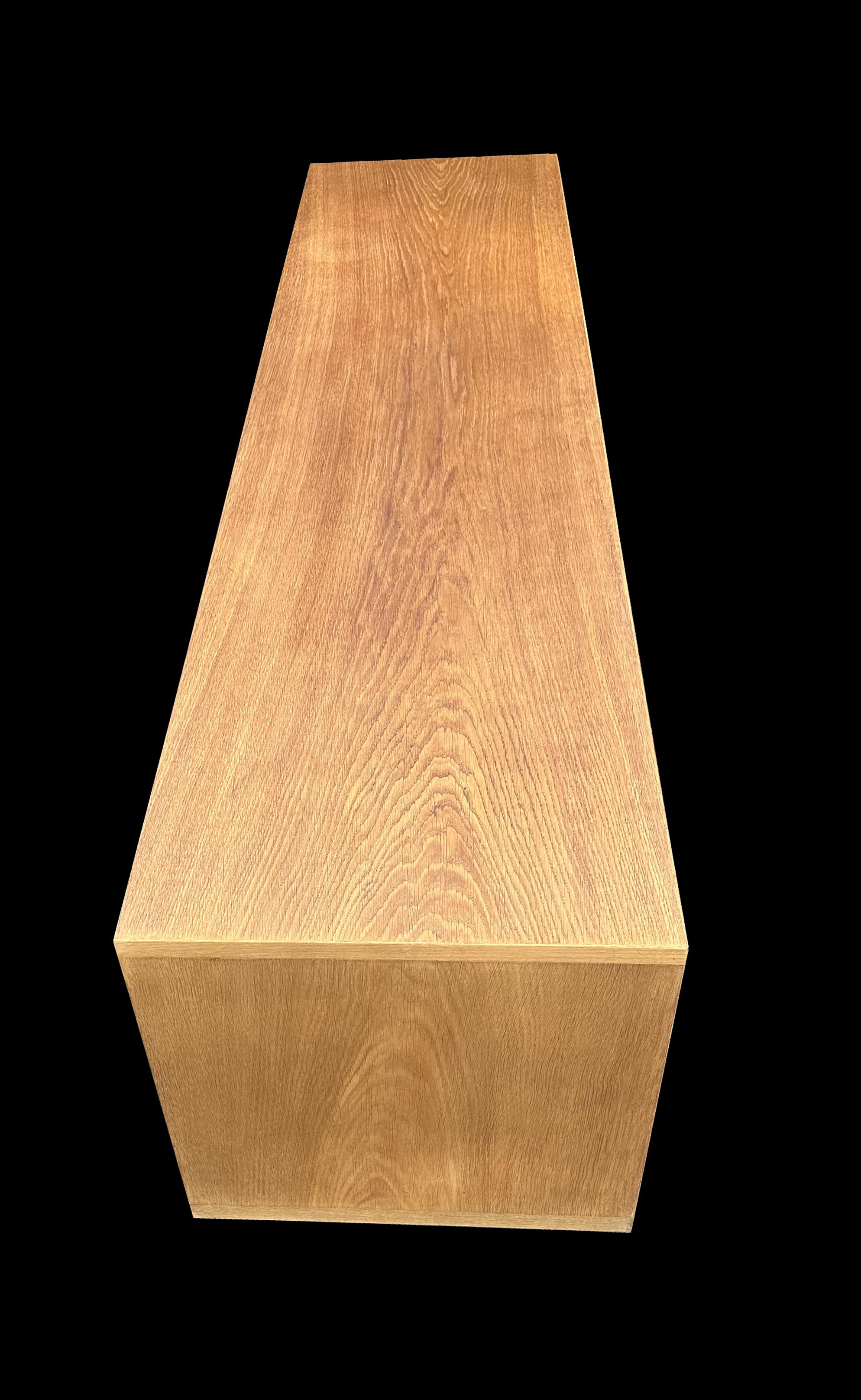 Rattan Oak Sideboard RY26 by Hans Wegner for Ry Mobler, supplied by Johannes Hansen For Sale