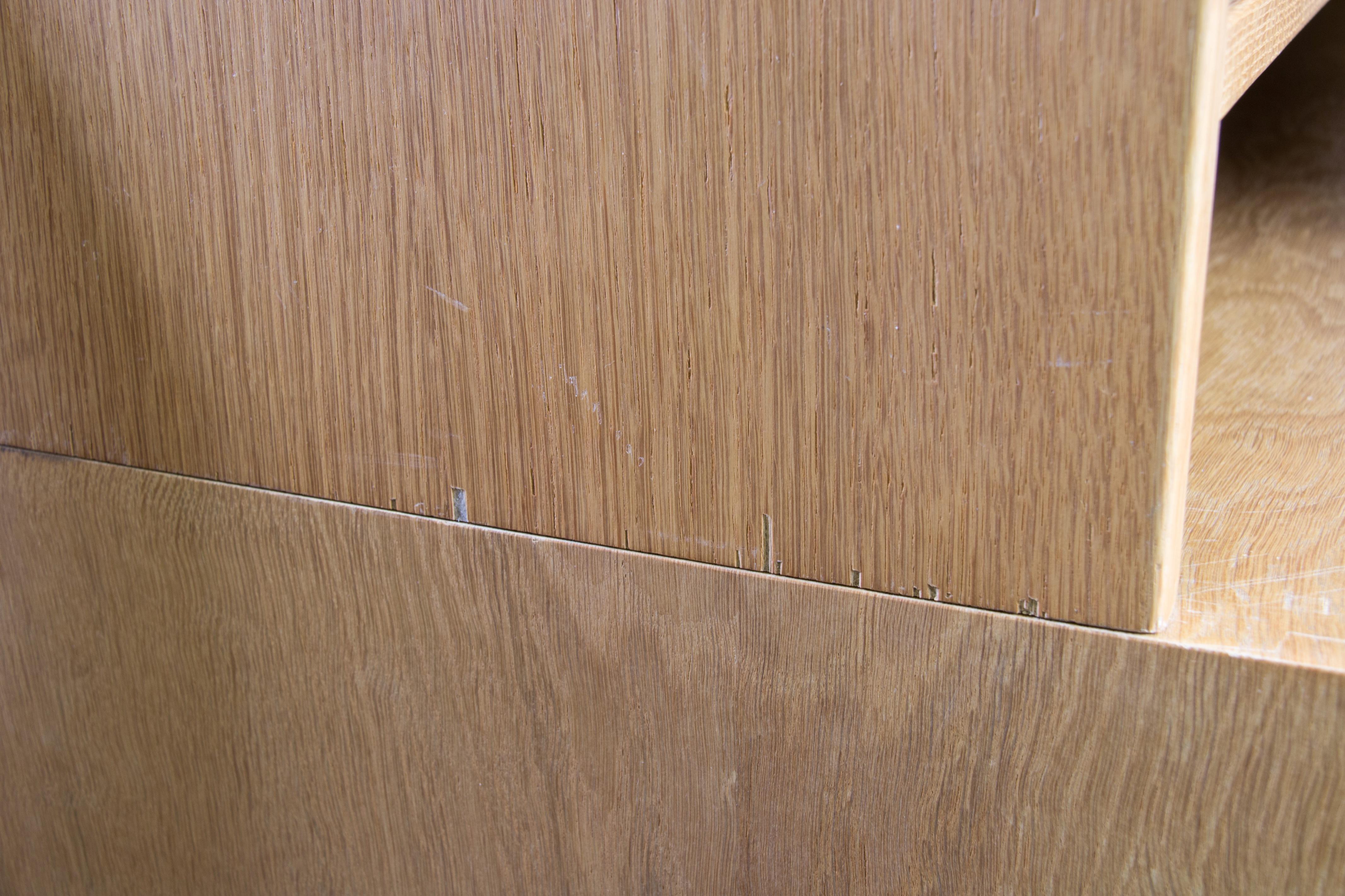 Credenza in Oak con libreria di Hans J. Wegner per Ry Mobler in vendita 3