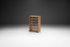 Oak Six-Tiered Stackable Wine Rack, Europe, 1970s