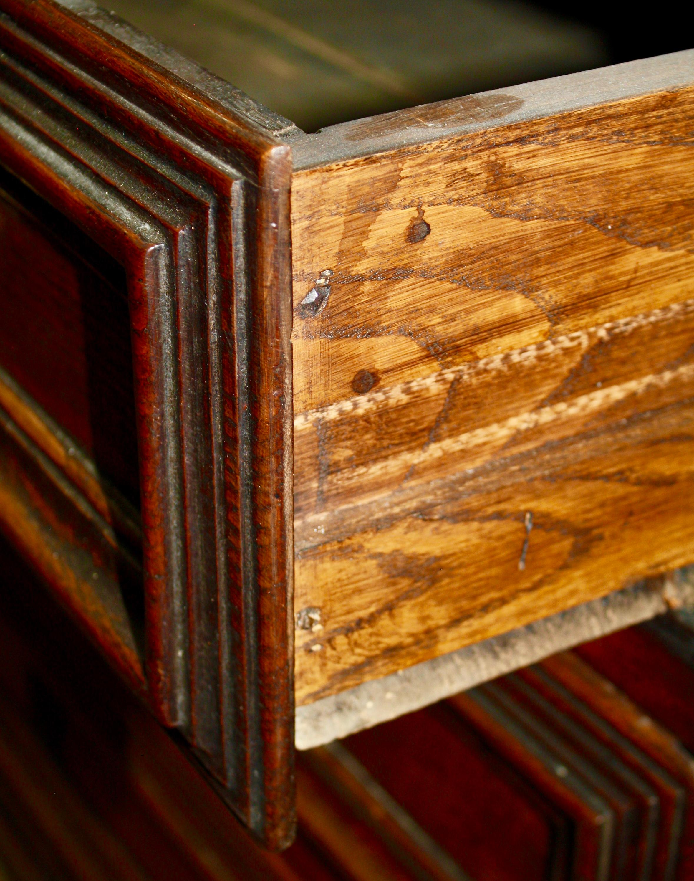 20th Century Oak Slant-Front Chest Desk, circa 1800
