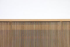 Oak Slatted Credenza