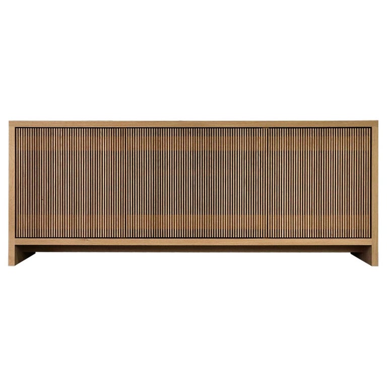 Slatted credenza online