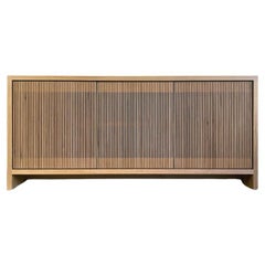 Crédence / buffet à lattes en Oak - Entièrement personnalisable