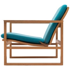 Oak Sled Armchair by Børge Mogensen, No 2256, for Fredericia Stolefabrik