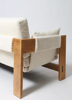 Oak Sling Sofa by Jules Heumann for Metropolitan