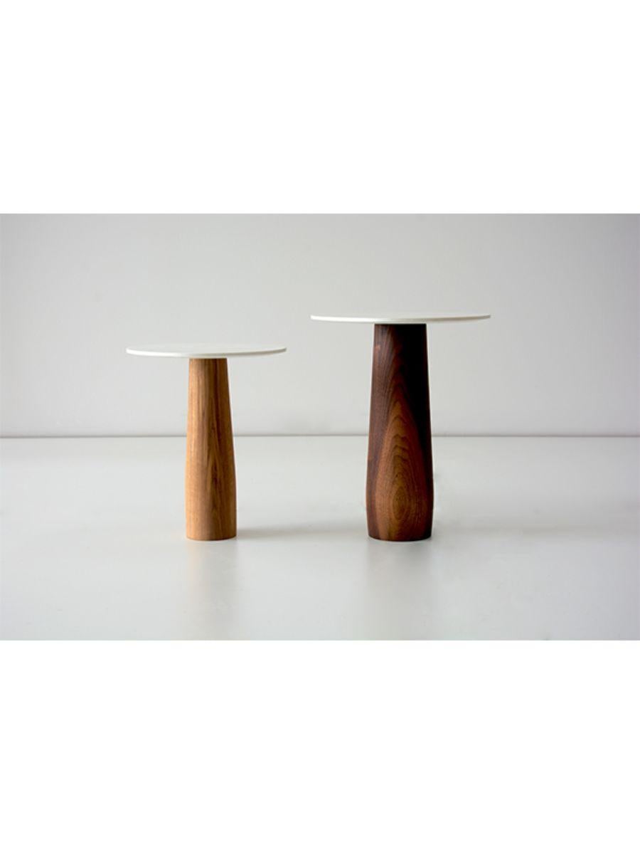 Modern Oak Small Bedford Side Table by Hollis & Morris