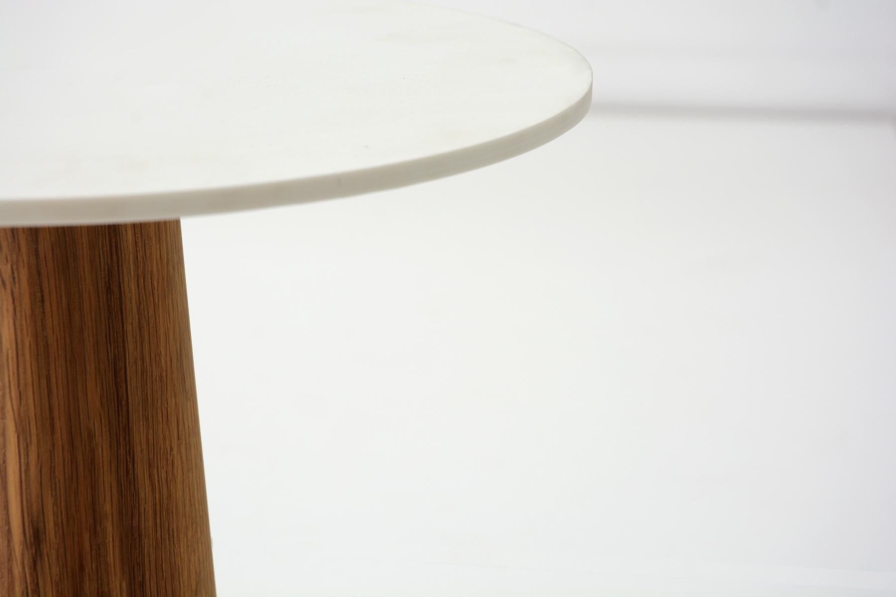 Oiled Oak Small Bedford Side Table by Hollis & Morris