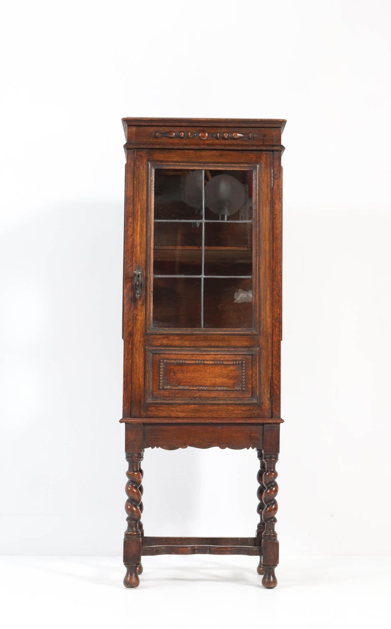 Oak Small Jacobean Style China 1930s at 1stDibs small china