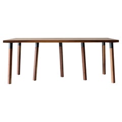 Oak Small Pier Dining Table by Hollis & Morris