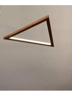 Oak Small Triangle Sconce, Pendant by Hollis & Morris