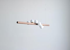 Oak Small Willow Horizontal Pendant by Hollis & Morris