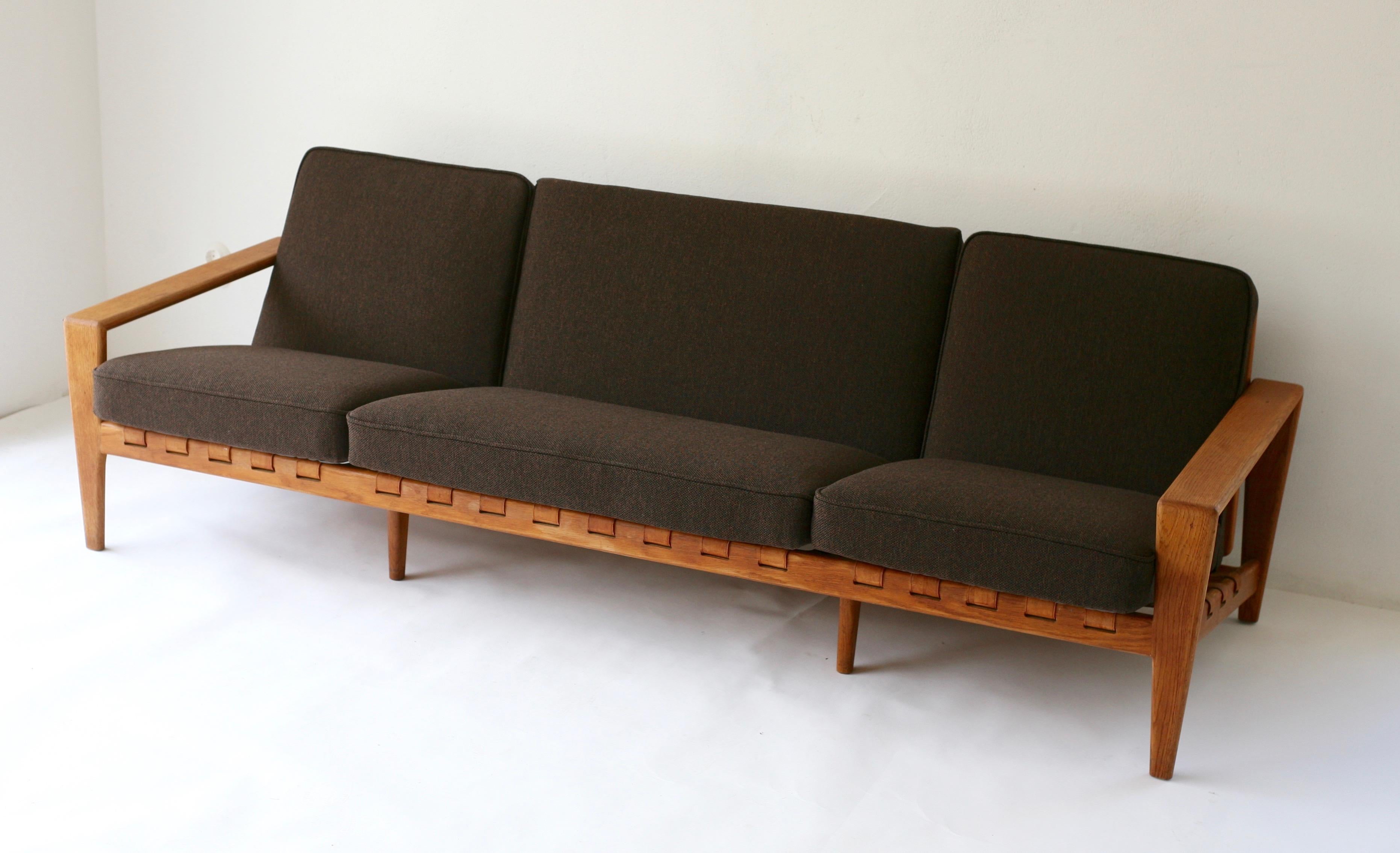 Scandinavian Modern Oak Sofa Bodö by Svante Skogh for Säffle Möbelfabrik