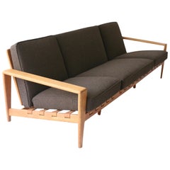 Oak Sofa Bodö by Svante Skogh for Säffle Möbelfabrik