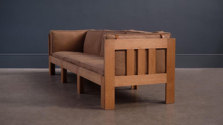 Danish Oak Sofa by Tage Poulsen