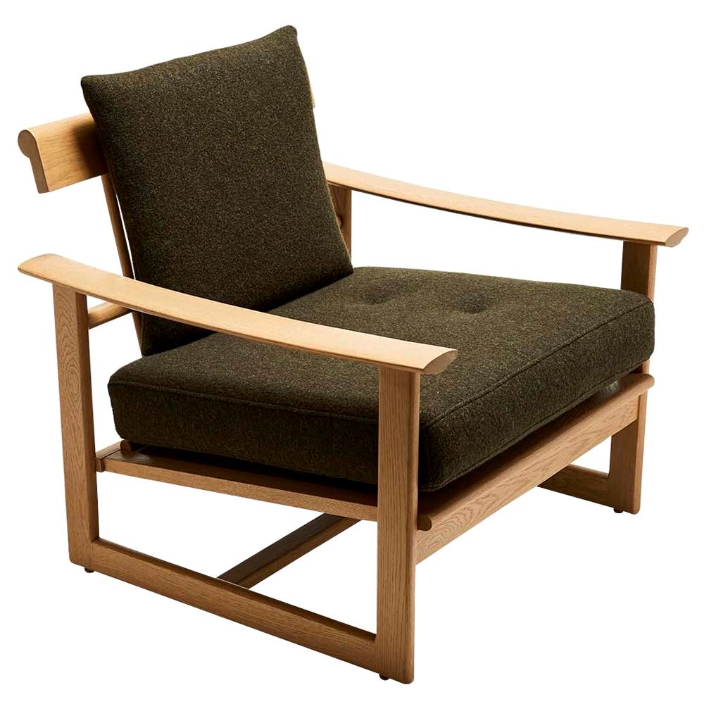 Oak Spindle Back Inverness Chair by Lawson-Fenning 
