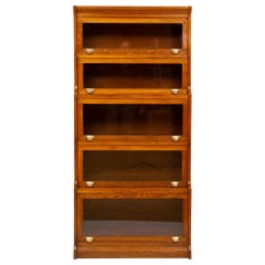 Oak Stacking Barristers Bookcase Antique Oak Stacking Barristers Bookcase