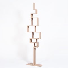 Oak Stairs Bookcase 100% Solid French Oak