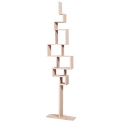 Oak Stairs Bookcase 100% Solid French Oak