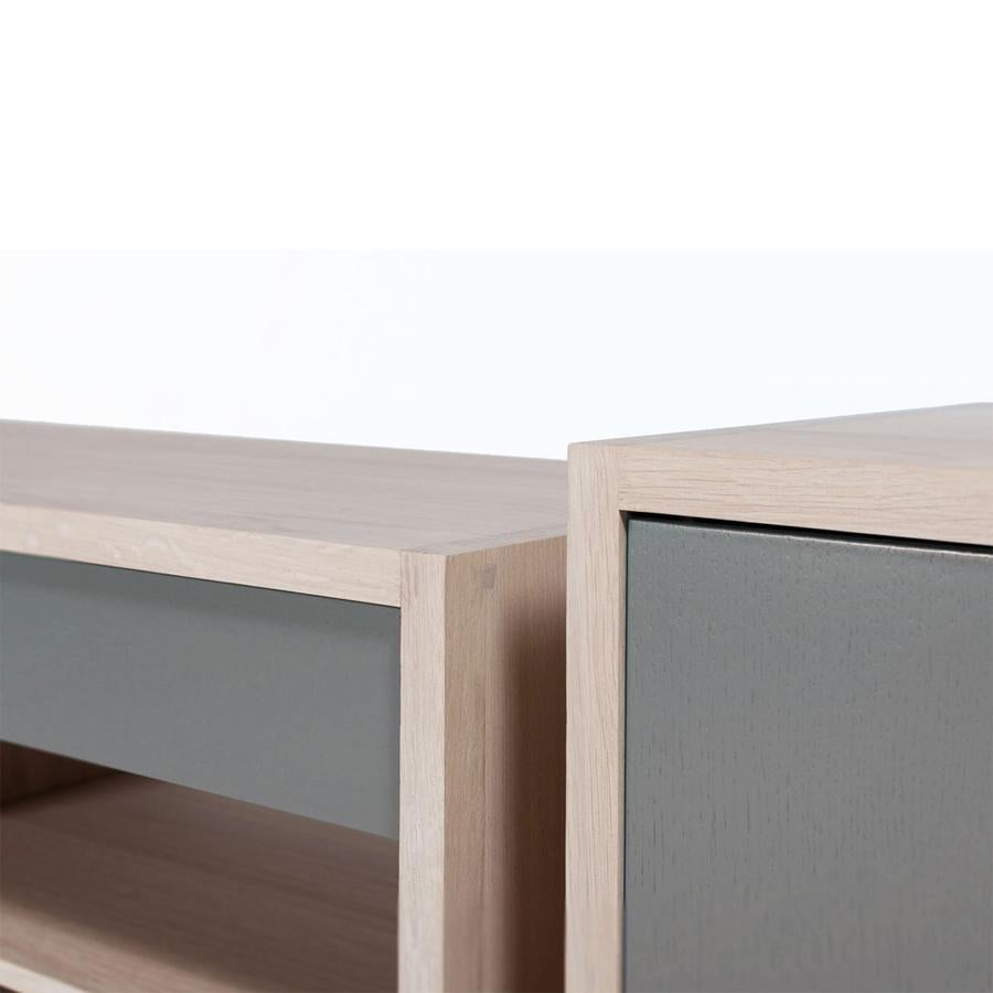 XXIe siècle et contemporain Buffet TV en chêne massif 100 % chêne français en vente