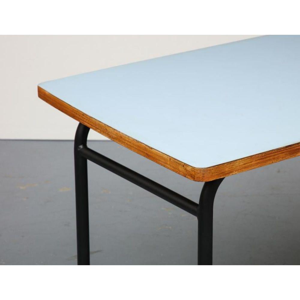 Oak, Steel, and Laminate Desk by Robert Charroy, circa 1955 For Sale 2