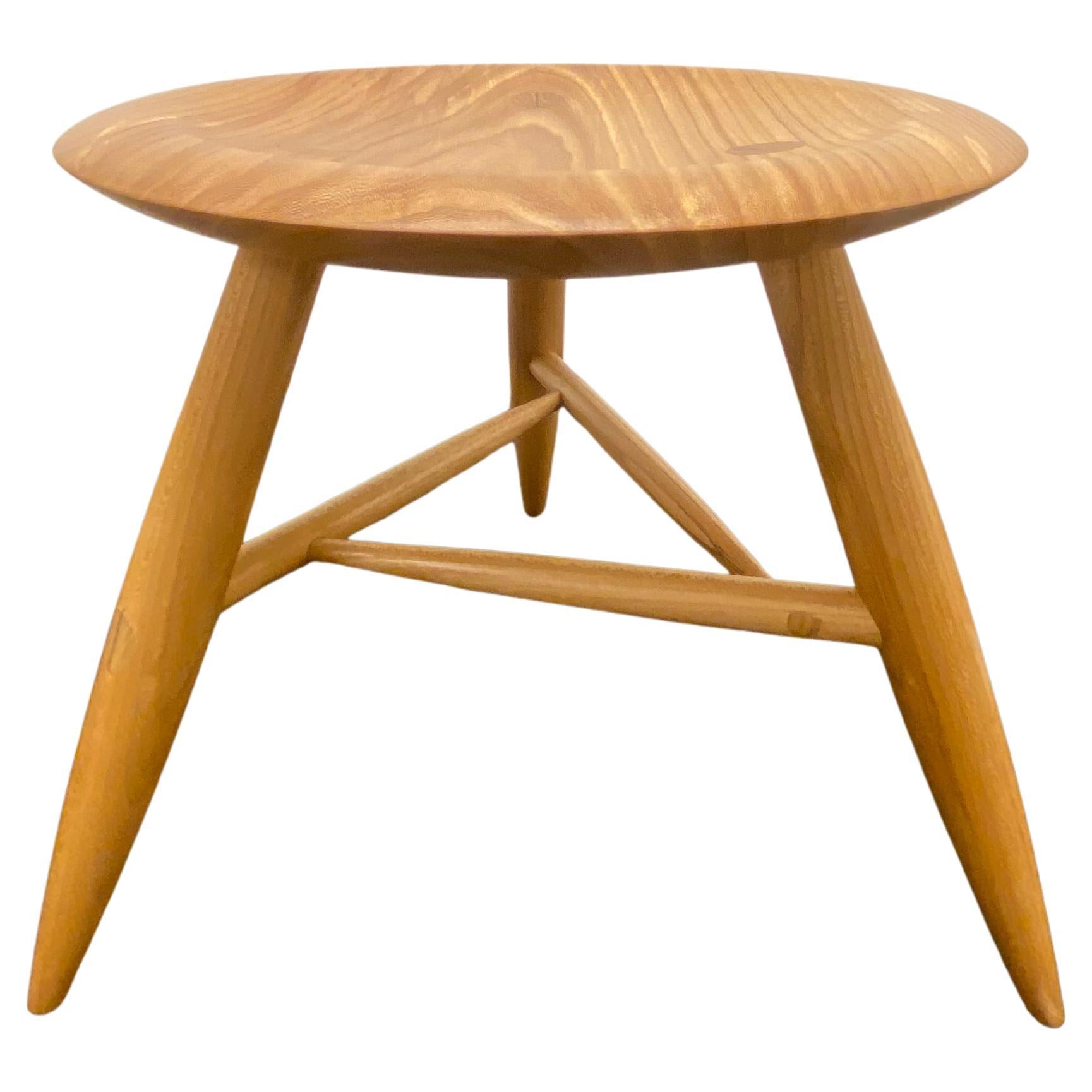 Elm stool by Ralph Ribour