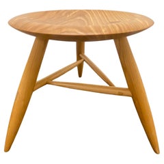 Elm stool by Ralph Ribour