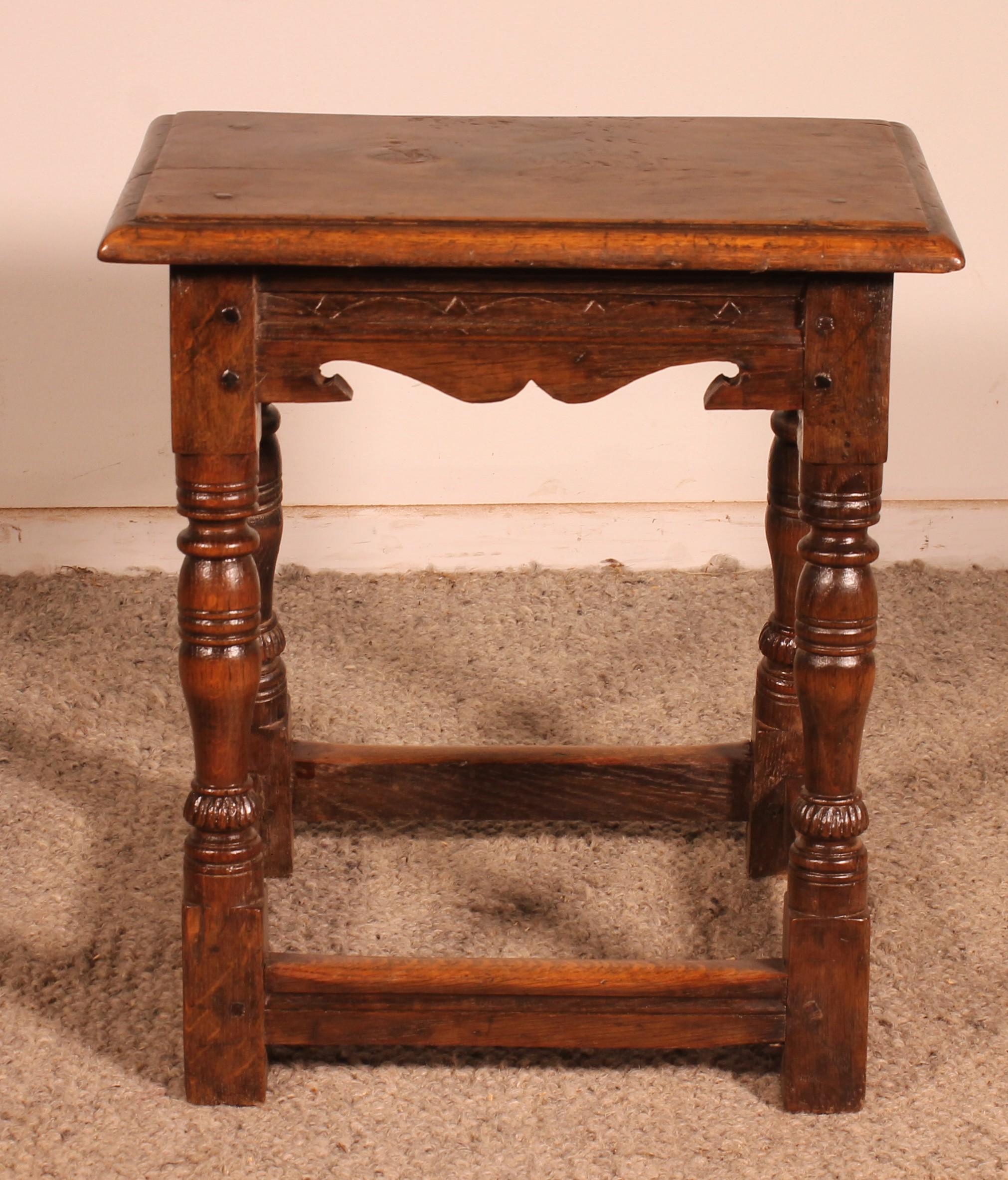 Oak Stool For Sale 4